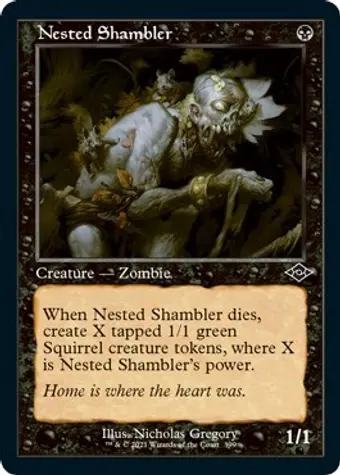 Nested Shambler (Retro Frame) (Foil Etched)