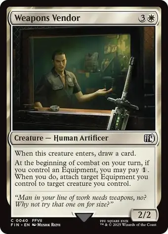 Weapons Vendor
