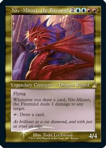 Niv-Mizzet, the Firemind (Retro Frame)