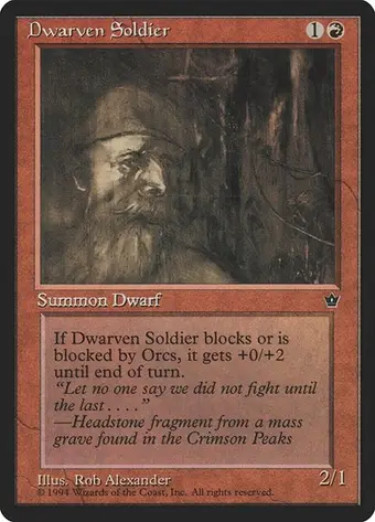 Dwarven Soldier (Alexander)