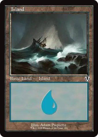 Island (291) (Retro Frame)