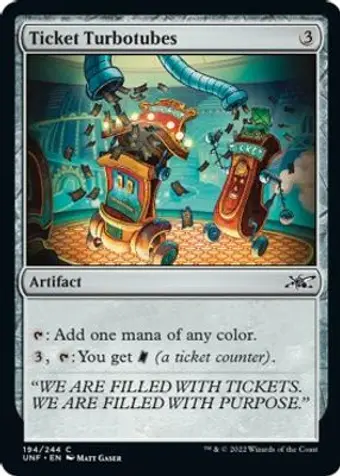 Ticket Turbotubes