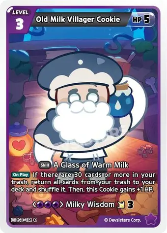 Old Milk Villager Cookie