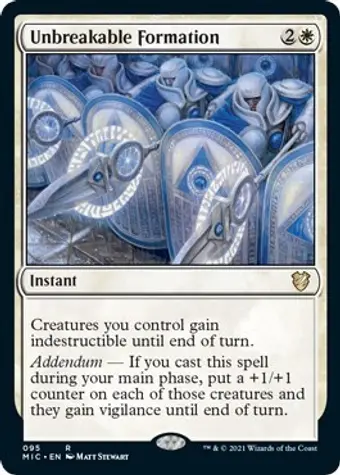 Unbreakable Formation