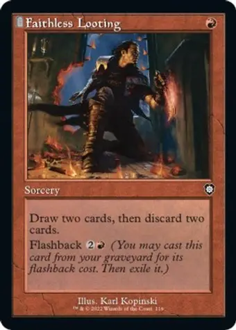 Faithless Looting (Retro Frame)