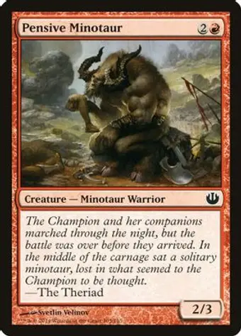 Pensive Minotaur