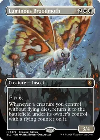 Luminous Broodmoth (Borderless)