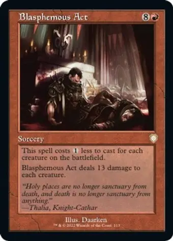 Blasphemous Act (Retro Frame)