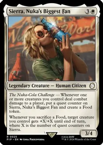 Sierra, Nuka's Biggest Fan