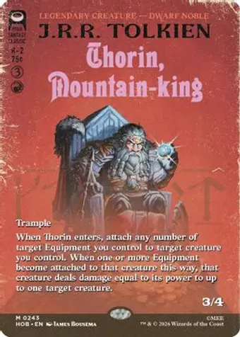 Thorin, Mountain-king (Borderless)