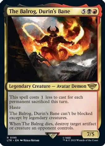 The Balrog, Durin's Bane