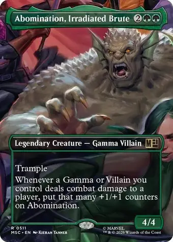 Abomination, Irradiated Brute (Borderless)
