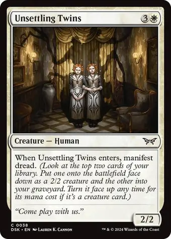 Unsettling Twins