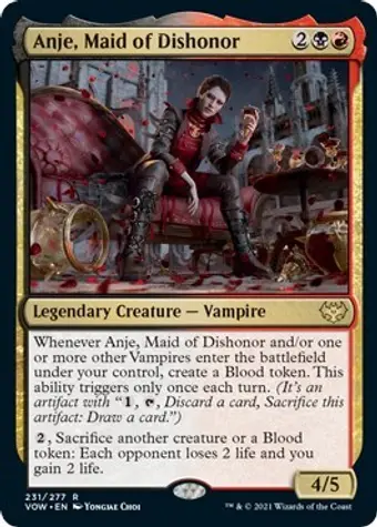 Anje, Maid of Dishonor