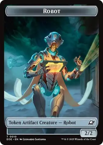 Robot // Munitions Double-Sided Token