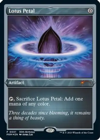 Lotus Petal (Foil Etched)