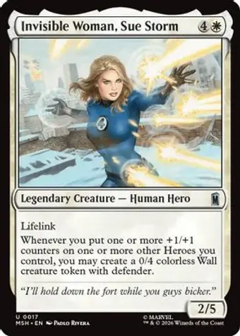 Invisible Woman, Sue Storm
