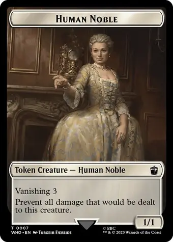 Human Noble // Clue (0022) Double-Sided Token