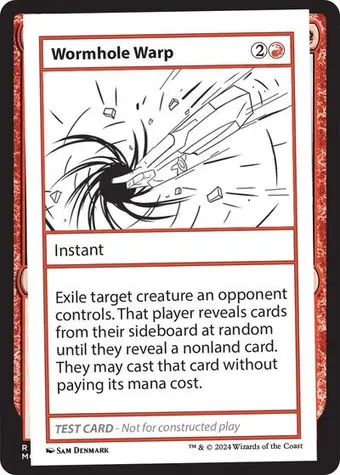 Wormhole Warp