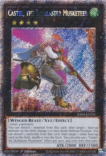 Castel, the Skyblaster Musketeer (Platinum Secret Rare)