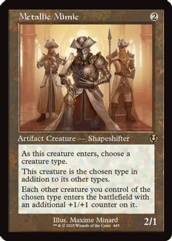 Metallic Mimic (Retro Frame)