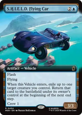 S.H.I.E.L.D. Flying Car (Extended Art)