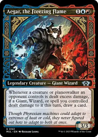 Aegar, the Freezing Flame (Halo Foil)