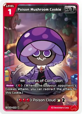 Poison Mushroom Cookie