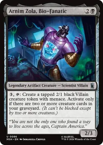 Arnim Zola, Bio-Fanatic