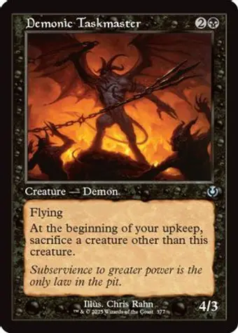 Demonic Taskmaster (Retro Frame)