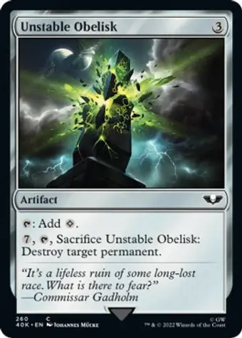 Unstable Obelisk